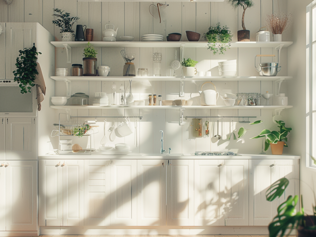 10 inspiracji na urządzenie kuchni w stylu skandynawskim z białymi szafkami
