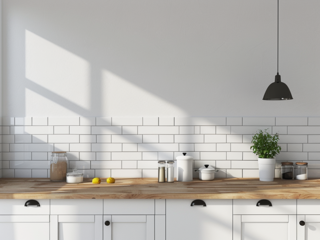 10 inspiracji na urządzenie kuchni w stylu skandynawskim z białymi szafkami