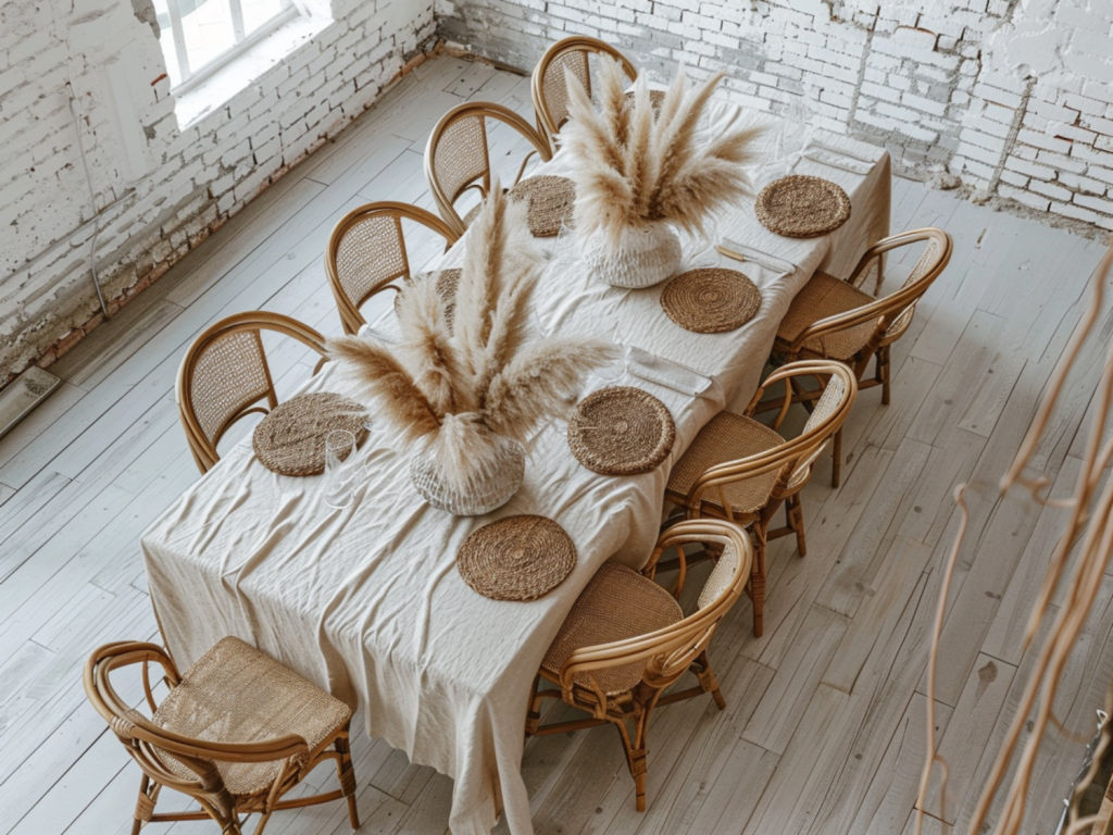 10 inspiracji na urządzenie jadalni z dodatkami w stylu boho