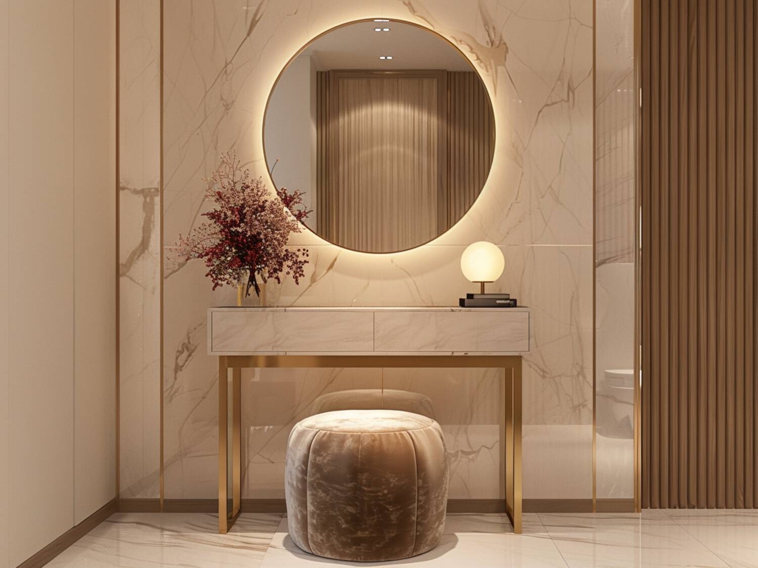 10 inspiracji na urządzenie mikroapartamentu w stylu glamour