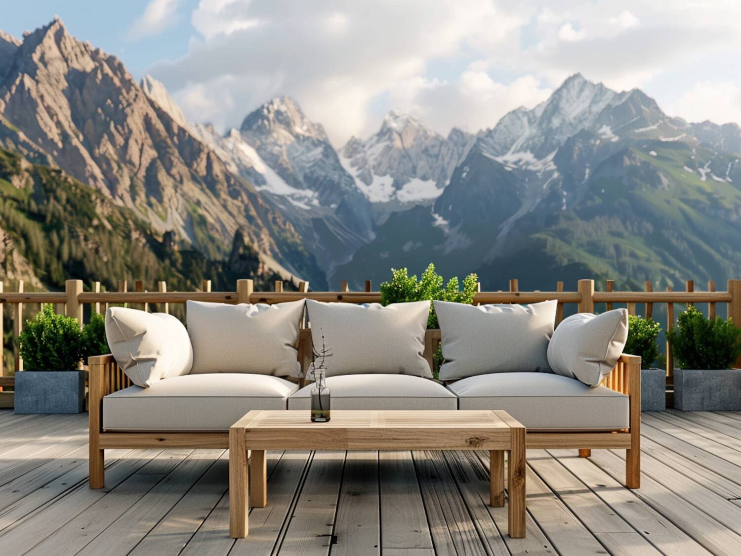 Jakie meble ogrodowe najlepiej sprawdzą się w przestrzeniach otwartych na widok gór