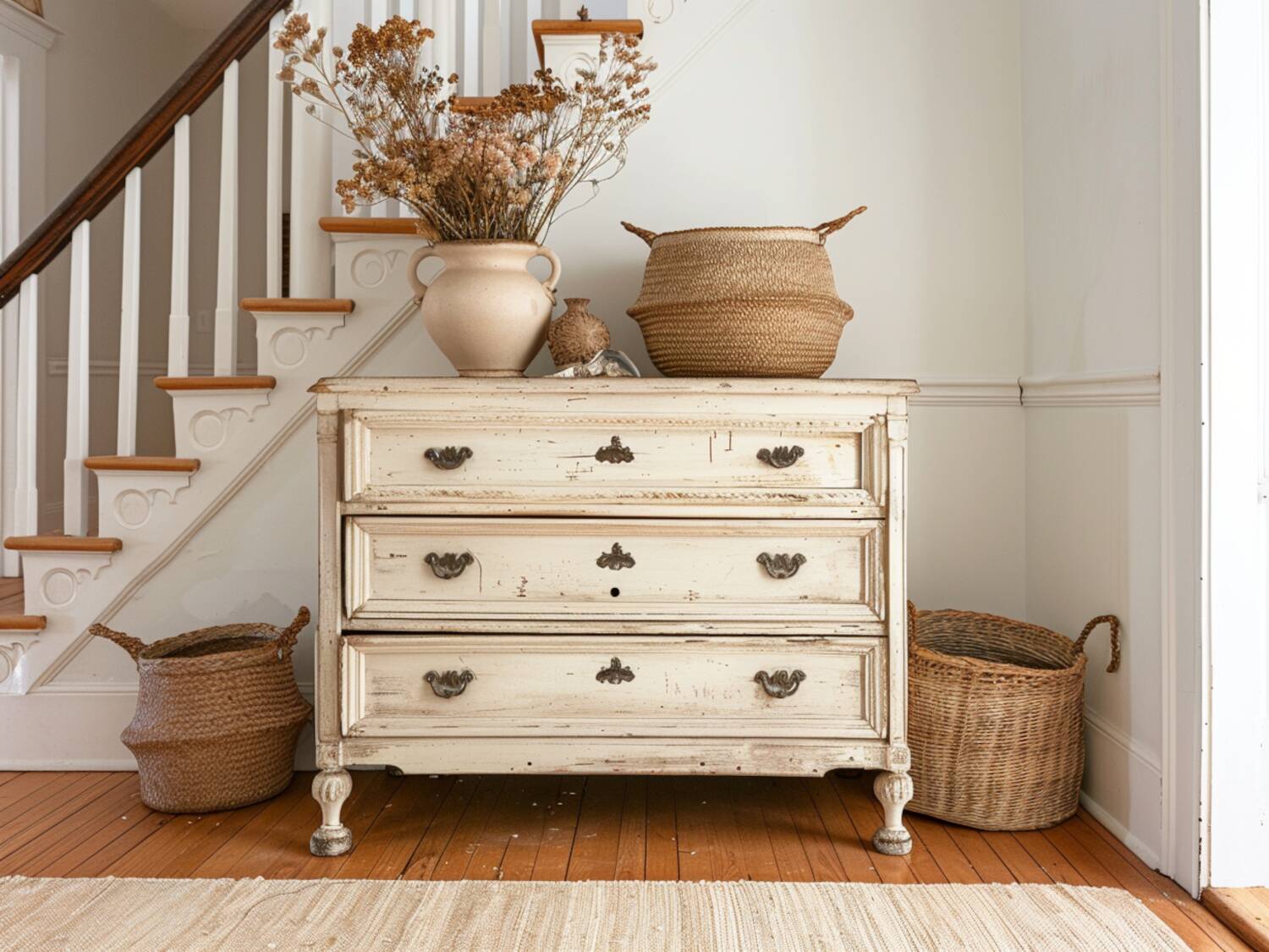 10 inspiracji na urządzenie przedpokoju z odnowionymi meblami