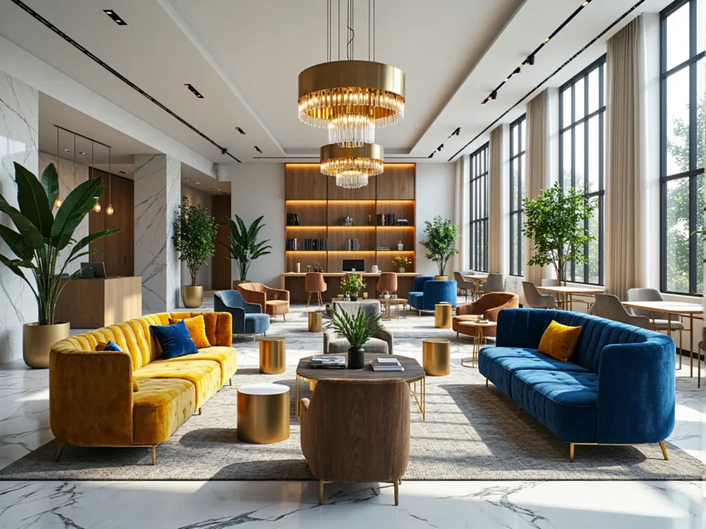 Coworking w stylu glamour: Jak wprowadzić luksus do budynku publicznego?