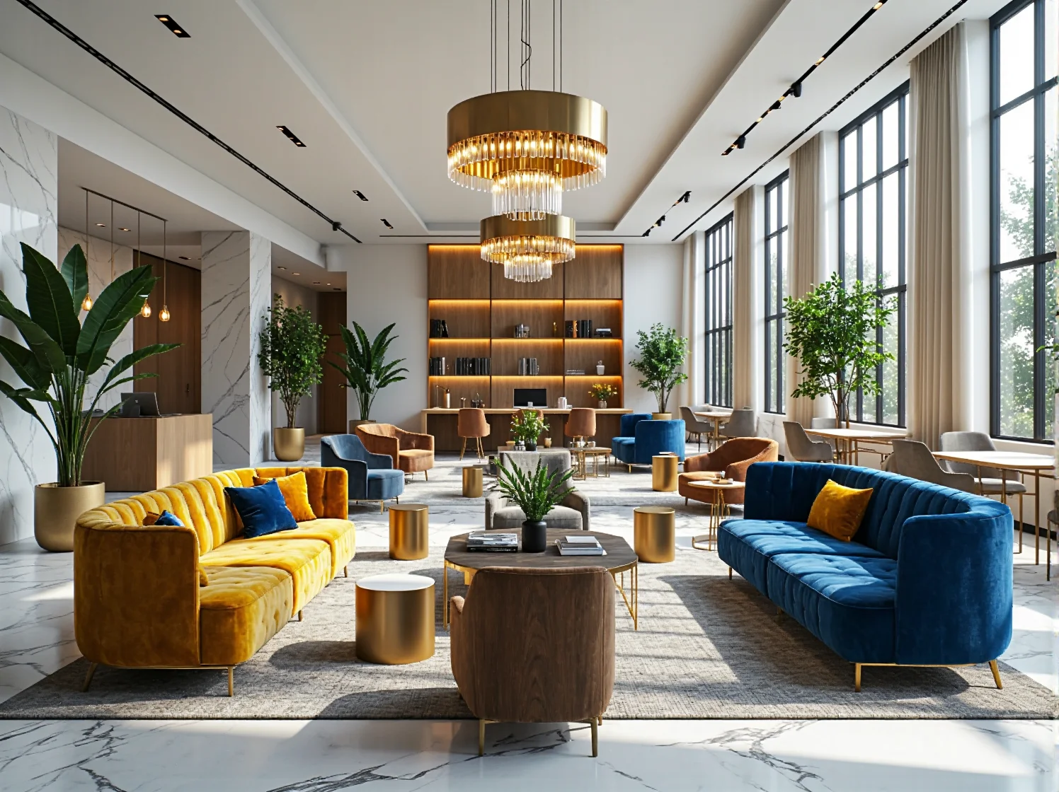 Coworking w stylu glamour: Jak wprowadzić luksus do budynku publicznego?