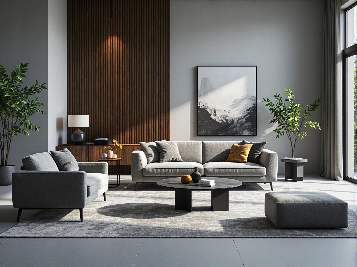 Designerski stół do jadalni łączący technologię i styl glamour z czarnym blatem.