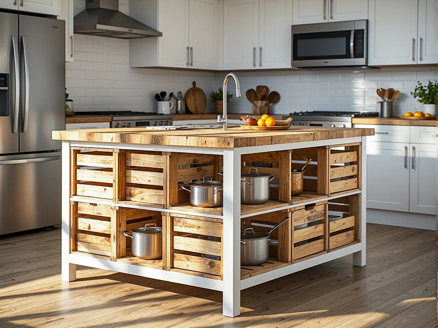 Malowanie drewnianych skrzynek na biało – prosty sposób na odnowienie wnętrza