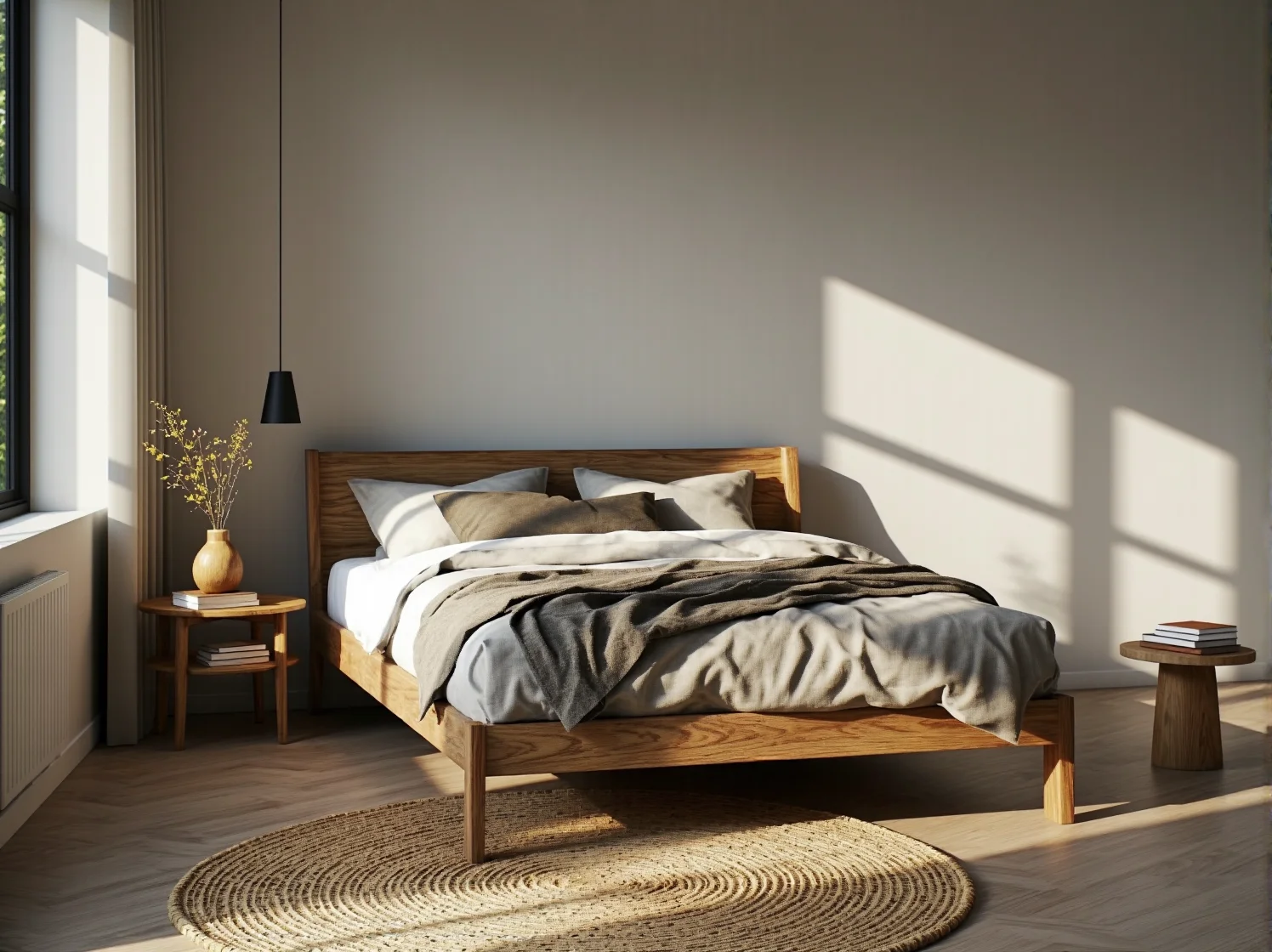 Ręcznie robiony stół z litego drewna, lokalne rzemiosło